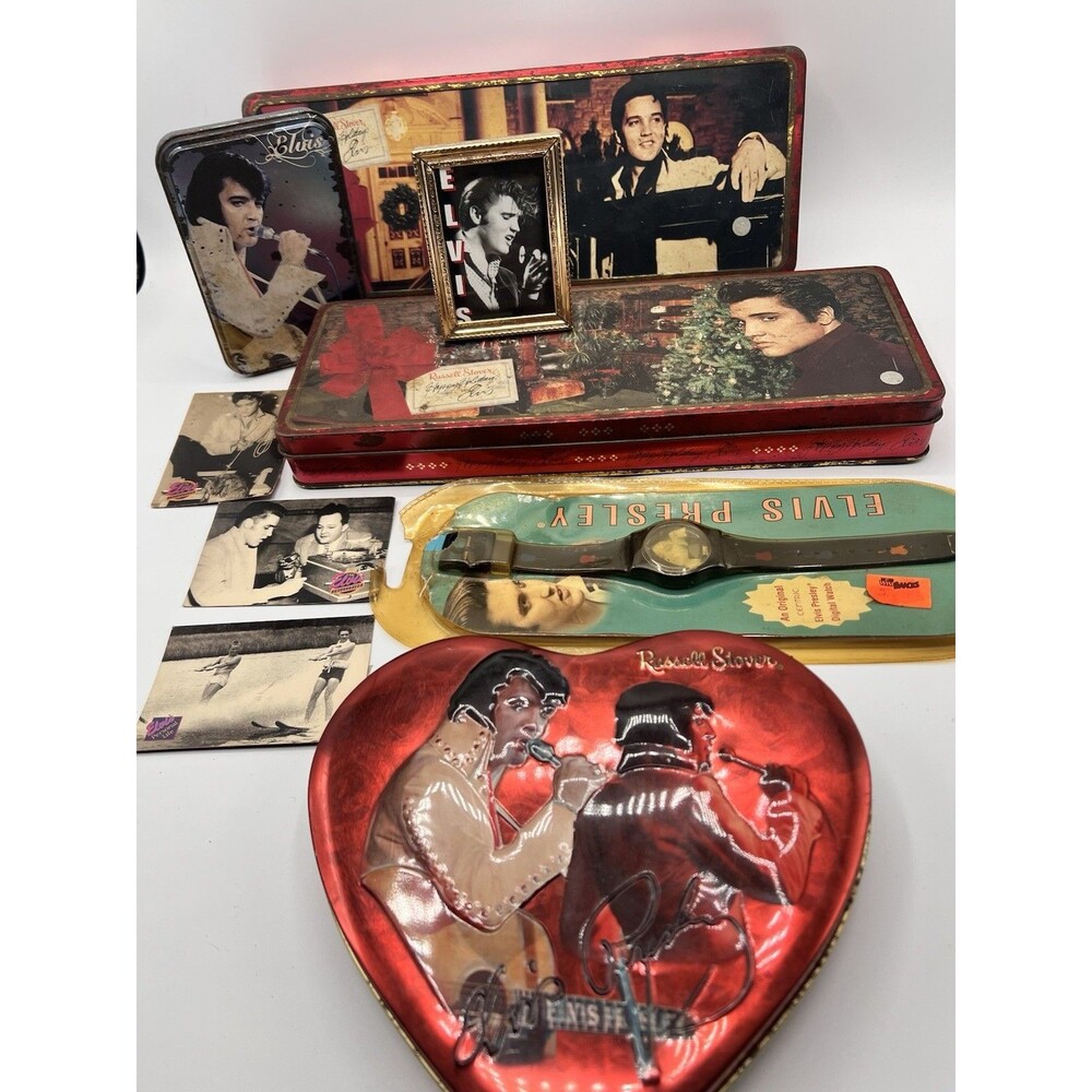 Vintage Elvis Presley Memorabilia Lot (9-Piece Bundle) –